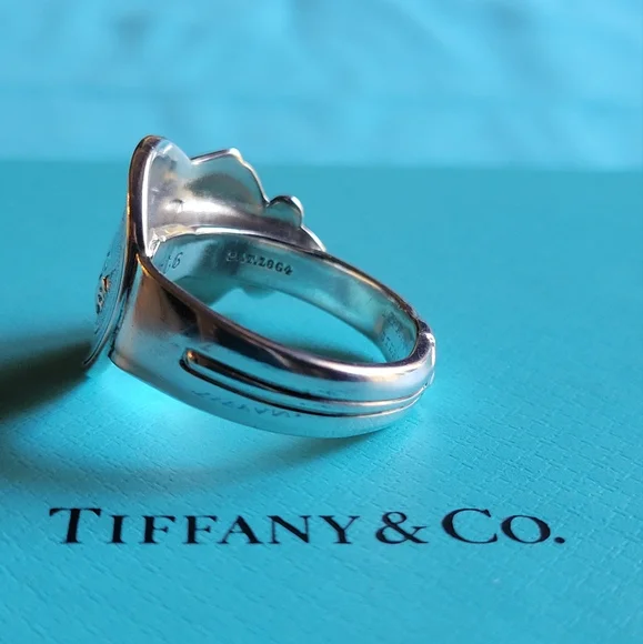 1864 Tiffany & Company/ Gorham Spartan Spoon Ring 61 - Picture 12 of 16